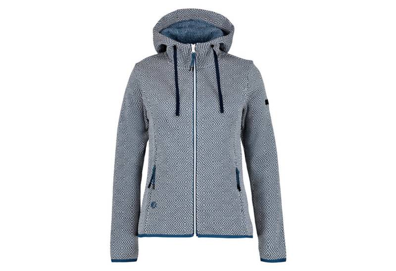 Icepeak Strickfleecejacke Auen mit weich gefütterter Kapuze von Icepeak