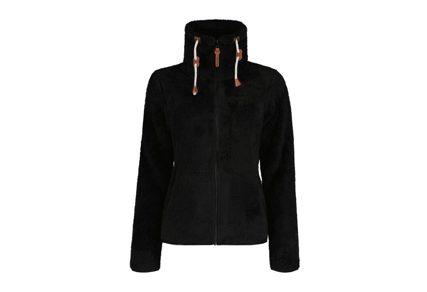 Icepeak Strickfleecejacke Colony Fleecejacke Damen Langhaar Fleece Jacke von Icepeak