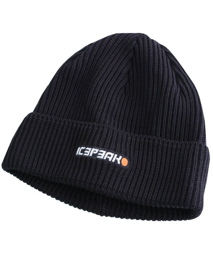 Icepeak Strickmütze Beanie Igal Wintermütze mit Umschlag von Icepeak