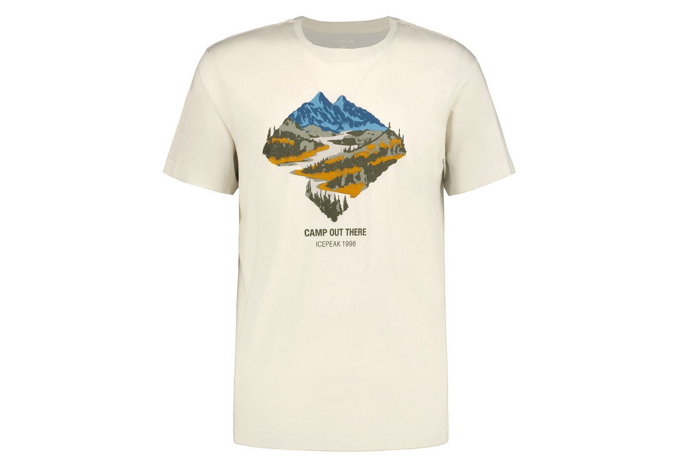 Icepeak T-Shirt Mosbach mit Print auf der Vorderseite von Icepeak