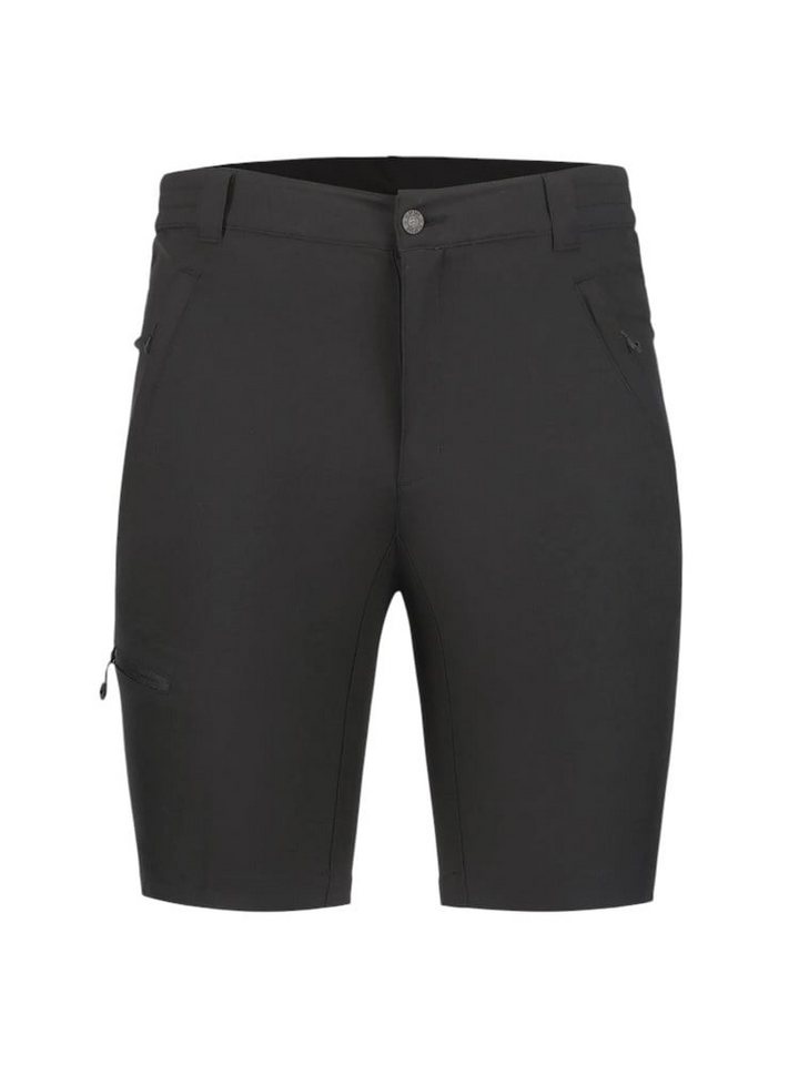 Icepeak Trekkinghose Wanderhose Berwyn Bermuda (4-Wege-Stretch) kurz schwarz Herren von Icepeak