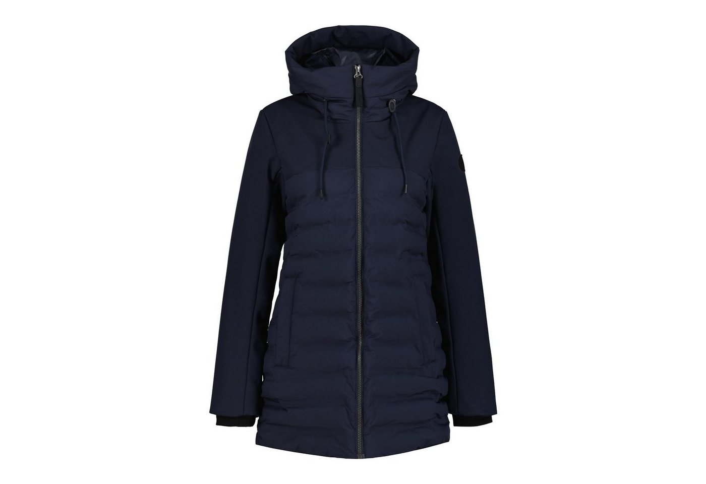 Icepeak Winterjacke Albee mit Rippinnenbündchen an den Ärmelabschlüssen von Icepeak