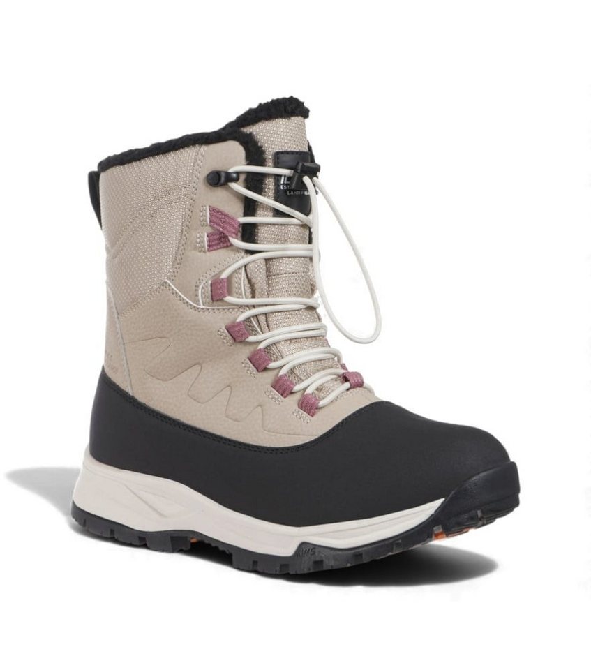 Icepeak Winterschuhe Alofi MS (wasserdicht) beige/schwarz Damen Winterstiefel von Icepeak