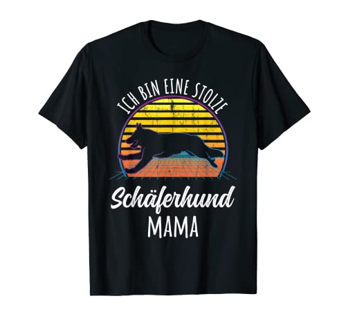 Ich Bin Eine Stolze Schäferhund Mama Muttertag T-Shirt von Ich Bin Eine Stolze Schäferhund Mama Muttertag