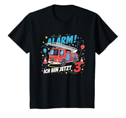 Kinder Feuerwehrauto - Alarm Ich bin jetzt 3 - Geburtstag T-Shirt Kinder Feuerwehrauto - Alarm Ich bin jetzt 3 - Geburtstag T-Shirt von Ich Bin Jetzt 3 - Feuerwehrauto 3. Geburtstag