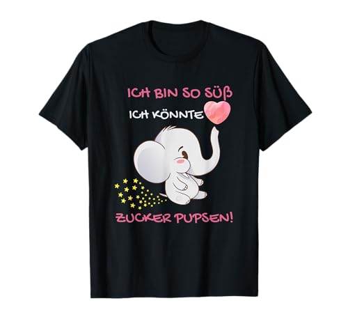 Ich Bin So Süß Ich Könnte Zucker Pupsen I Damen Elefant T-Shirt von Ich Bin So Süss Ich Könnte Zucker Pupsen Geschenk