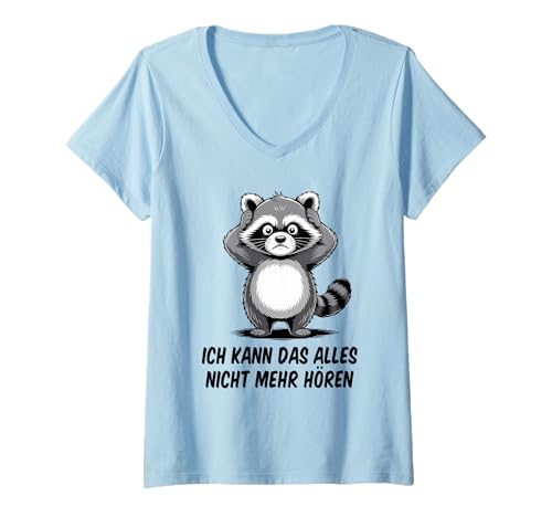 Damen Ich Kann Das Alles Nicht Mehr Hören T-Shirt mit V-Ausschnitt Damen Ich Kann Das Alles Nicht Mehr Hören T-Shirt mit V-Ausschnitt von Ich Kann Das Alles Nicht Mehr Hören
