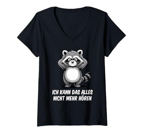 Damen Ich Kann Das Alles Nicht Mehr Hören T-Shirt mit V-Ausschnitt Damen Ich Kann Das Alles Nicht Mehr Hören T-Shirt mit V-Ausschnitt von Ich Kann Das Alles Nicht Mehr Hören