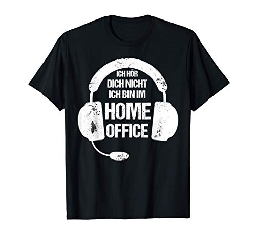 Home-Office Spruch Gamer Girl Outfit Geschenk Gamerin T-Shirt Home-Office Spruch Gamer Girl Outfit Geschenk Gamerin T-Shirt von Ich Kann Dich Nicht Hören Ich Bin Im Home Office