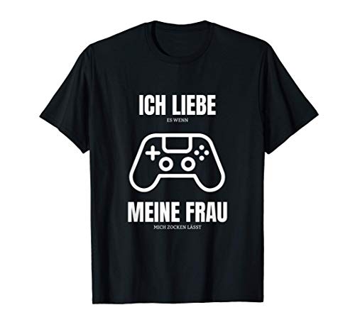 Herren Ich Liebe Es Wenn Meine Frau Mich Zocken Lässt Geschenk T-Shirt Herren Ich Liebe Es Wenn Meine Frau Mich Zocken Lässt Geschenk T-Shirt von Ich Liebe Es Wenn Meine Frau Mich Zocken Lässt