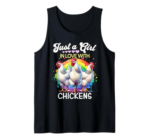 Chicken Girl Mädchen Liebt Hühner Lustiges Geschenk Tank Top Chicken Girl Mädchen Liebt Hühner Lustiges Geschenk Tank Top von Ich Liebe Hühner Designs Für Damen Lustiges