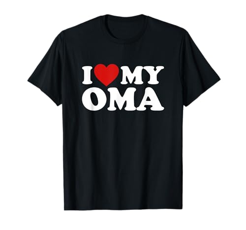 I Love My Oma Enkel Enkelkinder Kinder T-Shirt von Ich Liebe Meine Familie Freunde Tiere Geschenke