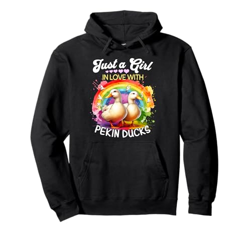 Pekin Duck Girl Mädchen Liebt Pekingente Pullover Hoodie Pekin Duck Girl Mädchen Liebt Pekingente Pullover Hoodie von Ich Liebe Pekingente Designs Für Damen