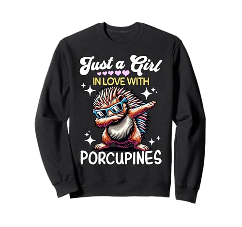 Porcupine Girl Mädchen Liebt Stachelschwein Sweatshirt Porcupine Girl Mädchen Liebt Stachelschwein Sweatshirt von Ich Liebe Stachelschwein Designs Für Damen