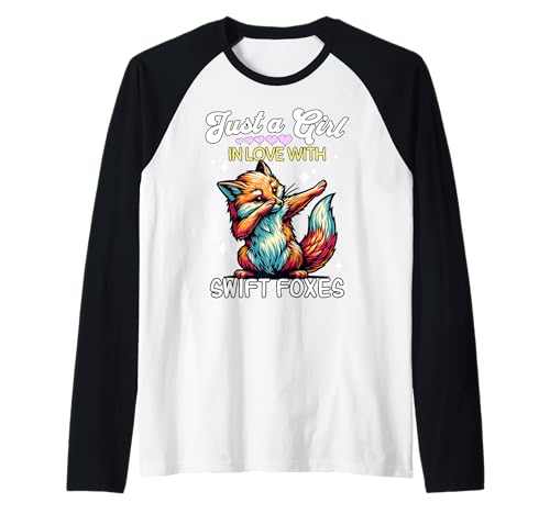 Swift Fox Girl Mädchen Liebt Swiftfuchs Raglan von Ich Liebe Swiftfuchs Designs Für Damen