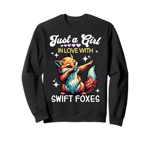 Swift Fox Girl Mädchen Liebt Swiftfuchs Sweatshirt von Ich Liebe Swiftfuchs Designs Für Damen