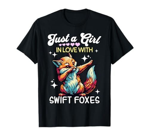 Swift Fox Girl Mädchen Liebt Swiftfuchs T-Shirt Swift Fox Girl Mädchen Liebt Swiftfuchs T-Shirt von Ich Liebe Swiftfuchs Designs Für Damen
