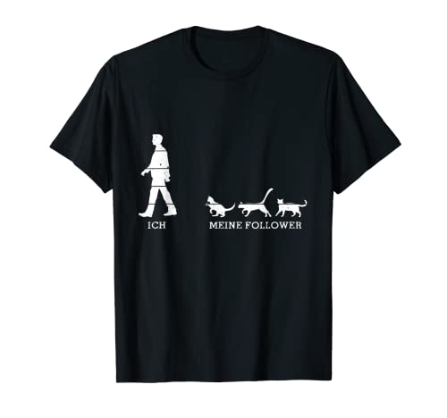 Herren Ich meine Follower Katze Mann Katzen Katzenliebhaber T-Shirt Herren Ich meine Follower Katze Mann Katzen Katzenliebhaber T-Shirt von Ich Meine Follower Katze Shirts & Co.