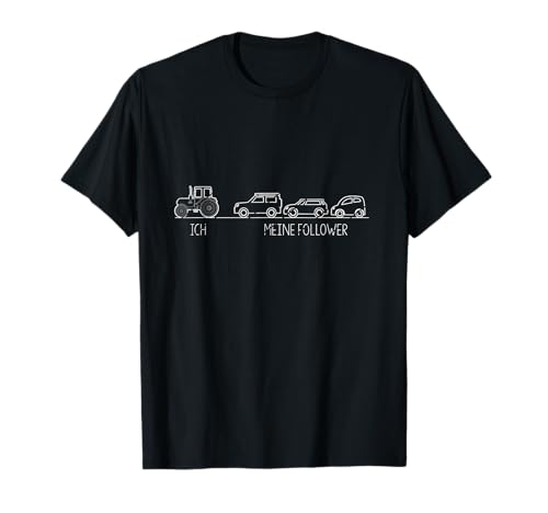 Ich Meine Follower Traktor Trekker Bauer Geschenk T-Shirt - Herren - Schwarz - S Ich Meine Follower Traktor Trekker Bauer Geschenk T-Shirt - Herren - Schwarz - S von Ich Meine Follower Shirts & Co.