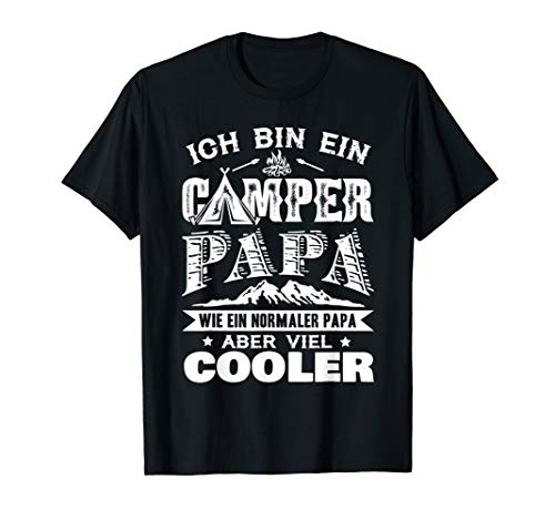 Herren Ich Bin Ein Camper Papa T-Shirt Cooler als du Vatertag von Ich bin ein Camper Shop