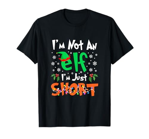 Ich Bin kein Elf nur klein Lustiges Fuer Maenner und Frauen T-Shirt von Ich bin kein Elf nur klein Lustiges Weihnachts