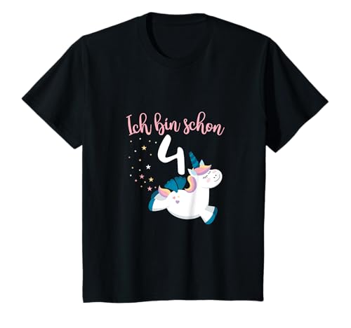 Ich bin schon 4 Jahre Einhorn Geburtstag Mädchen T-Shirt Ich bin schon 4 Jahre Einhorn Geburtstag Mädchen T-Shirt von Ich bin schon 4 Jahre Einhorn Geburtstag Mädchen