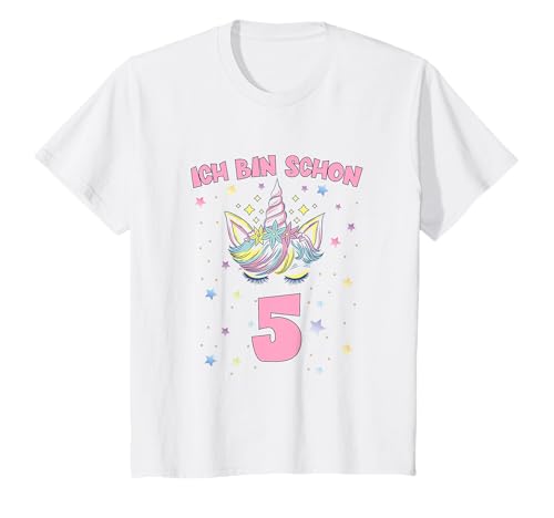 Ich bin schon 5 Jahre Einhorn Geburtstag Mädchen T-Shirt Ich bin schon 5 Jahre Einhorn Geburtstag Mädchen T-Shirt von Ich bin schon 5 Jahre Einhorn Geburtstag Mädchen