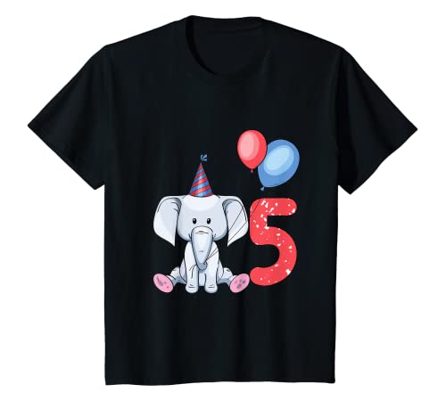 Kinder Ich bin schon 5 Jahre Geburtstag Elefant T-Shirt Kinder Ich bin schon 5 Jahre Geburtstag Elefant T-Shirt von Ich bin schon 5 Jahre Geburtstag Elefant