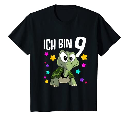 Kinder 9 Jahre Mädchen Junge Schildkröte 9. Geburtstag T-Shirt Kinder 9 Jahre Mädchen Junge Schildkröte 9. Geburtstag T-Shirt von Ich bin schon 9 Jahre alt by pod1
