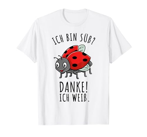 Ich bin süß Lustiges Mädchen Marienkäfer T-Shirt Ich bin süß Lustiges Mädchen Marienkäfer T-Shirt von Ich bin süß Lustiges Mädchen Marienkäfer