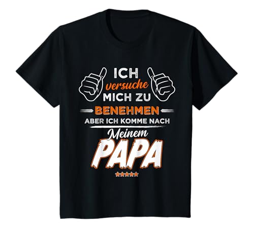 Kinder Ich komme nach meinem Papa - Partnerlook Vater Sohn Tochter T-Shirt Kinder Ich komme nach meinem Papa - Partnerlook Vater Sohn Tochter T-Shirt von Ich komme nach meinem Papa Spruch Geschenk
