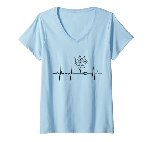 Damen Ich liebe Web Design Designer Herzschlag T-Shirt mit V-Ausschnitt Damen Ich liebe Web Design Designer Herzschlag T-Shirt mit V-Ausschnitt von Ich liebe Web Design T-Shirts