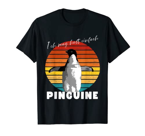 Ich mag halt einfach Pinguine lustig Damen Herren T-Shirt Ich mag halt einfach Pinguine lustig Damen Herren T-Shirt von Ich mag Pinguin Motive