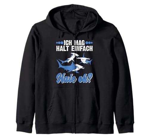 Ich mag Halt einfach Haie ok? Hai Design Kinder Lustiges Hai Kapuzenjacke von Ich mag halt einfach Haie ok? Hai Design Kinder