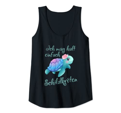 Damen Ich mag halt einfach Schildkröten Schildkröte Tank Top von Ich mag halt einfach Schildkröten Sprüche