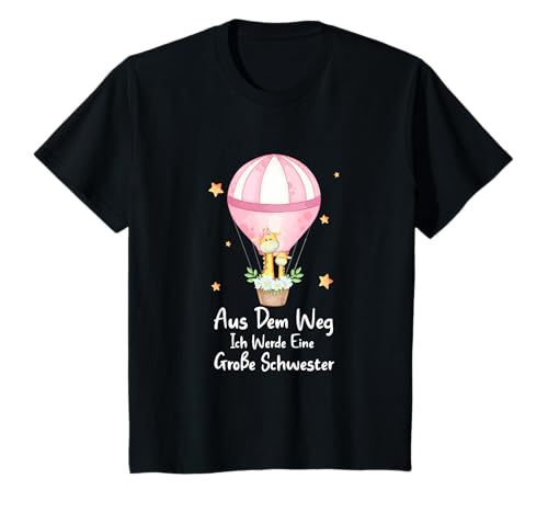 Kinder Ich Werde eine Große Schwester 2026 süßes Giraffen Mädchen T-Shirt Kinder Ich Werde eine Große Schwester 2026 süßes Giraffen Mädchen T-Shirt von Ich werde Große Schwester 2026 Geschenkideen