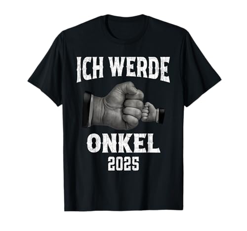 Herren Ich werde Onkel 2025 T-Shirt von Ich werde Onkel 2025