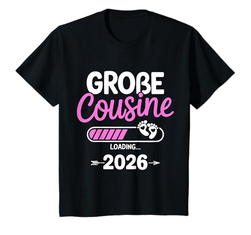 Kinder Ich werde große Cousine 2026 Loading T-Shirt Kinder Ich werde große Cousine 2026 Loading T-Shirt von Ich werde große Cousine 2026 loading Shop