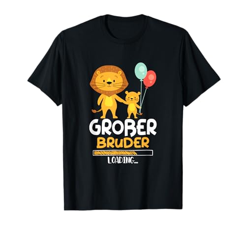Großer Bruder Loading T-Shirt Jungen Löwen Shirt Geschenk T-Shirt Großer Bruder Loading T-Shirt Jungen Löwen Shirt Geschenk T-Shirt von Ich werde grosser Bruder Geschenke