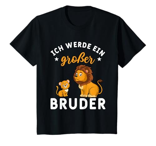Kinder Großer Bruder 2023 - Löwen - Großer Bruder T-Shirt von Ich werde großer Bruder Großer Bruder Geschenk