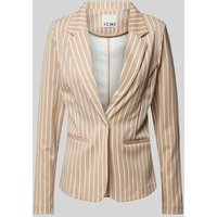 ICHI Blazer mit Allover-Muster Modell 'Kate' in Beige, Größe M von Ichi