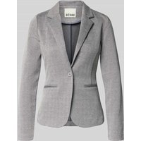 ICHI Blazer mit Reverskragen Modell 'KATE' in Hellgrau, Größe XL von Ichi