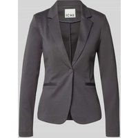 ICHI Blazer mit Reverskragen und Leistentaschen Modell 'KATE' in Anthrazit, Größe M von Ichi