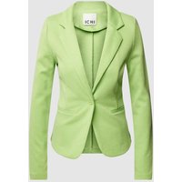 ICHI Blazer mit Reverskragen und Strukturmuster Modell 'KATE' in Neon Gruen, Größe S von Ichi