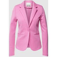 ICHI Blazer mit Reverskragen und Strukturmuster Modell 'KATE' in Pink, Größe S von Ichi