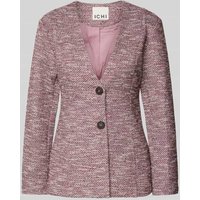 ICHI Blazer mit V-Ausschnitt Modell 'KATE' in Pink, Größe XXL von Ichi