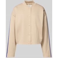 ICHI Bomberjacke mit Galonstreifen Modell 'Kate' in Beige, Größe XXL von Ichi