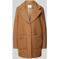 ICHI Mantel mit aufgesetzten Taschen Modell 'STIPA' in Mittelbraun, Größe 40 von Ichi