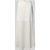 ICHI Maxirock mit Spitze Modell 'MERMAIDA' in Offwhite, Größe XL von Ichi