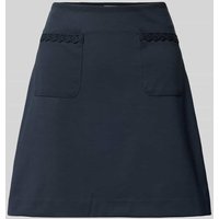 ICHI Minirock mit aufgesetzten Taschen Modell 'SIMONSE' in Marine, Größe XXL von Ichi